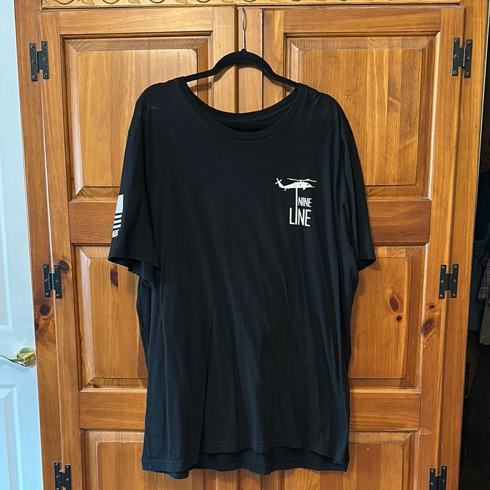Nine Line Men’s Fire Graphic T on back 3XL
